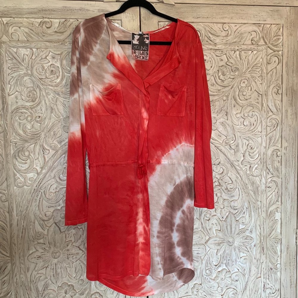 Young, Fabulous, & Broke Die Dye Dress - Tunic